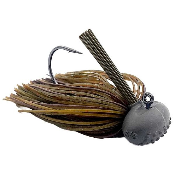 Beast Coast Tungsten Compound Baby Dozer Football Jig - 5/8oz - Stealth Melon Juice