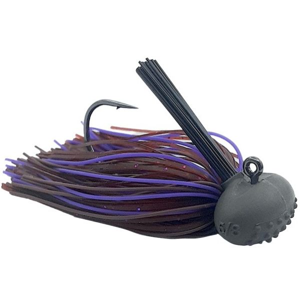 Beast Coast Tungsten Compound Baby Dozer Football Jig - 5/8oz - Stealth PBJ