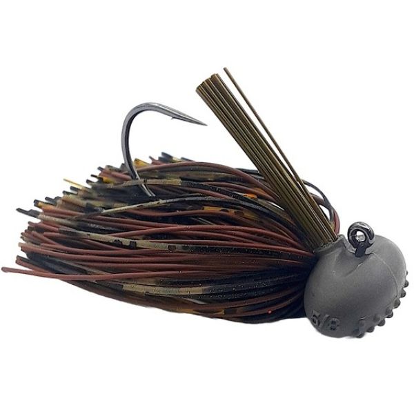 Beast Coast Tungsten Compound Baby Dozer Football Jig - 5/8oz - Stealth Craw