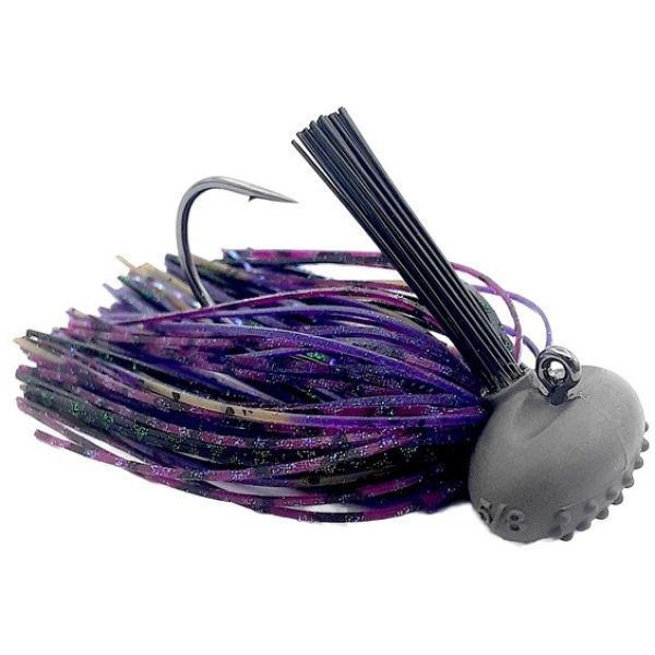 Beast Coast Tungsten Compound Baby Dozer Football Jig - 7/16oz - Toxic Bug