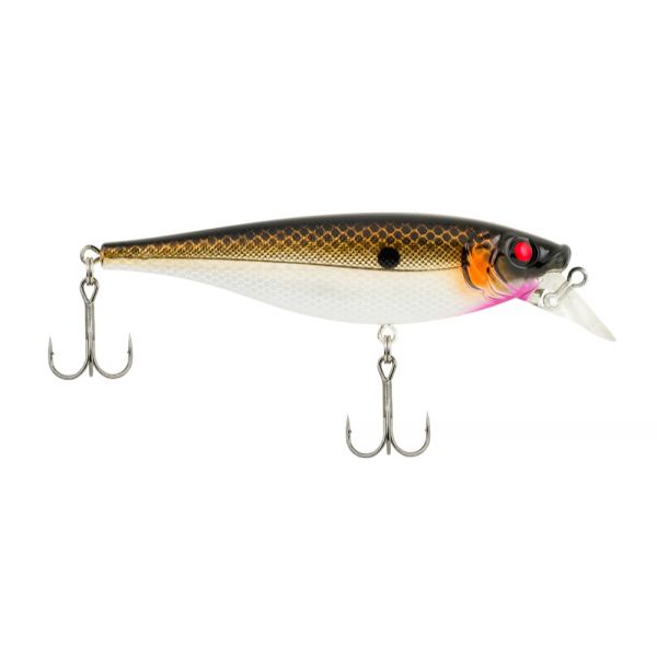 Berkley BHBJS100 Juke Jerkbait Lure - Black Silver Chrome