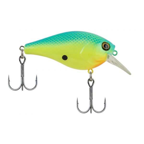 Berkley BHBSB7.5 Squarebill Crankbait Lure - Blue Chartreuse