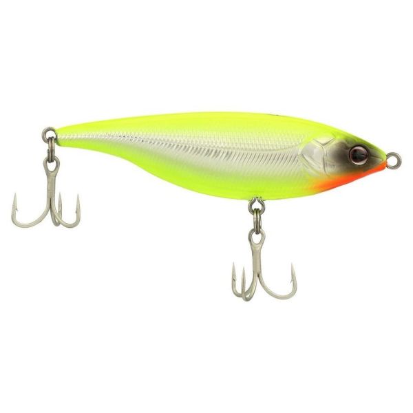 Berkley Stick Shadd Saltwater 114 Floating - Chrome/Chartreuse