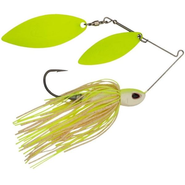 Berkley Power Blade Compact W/W Spinnerbait - 1oz - White Chart CC