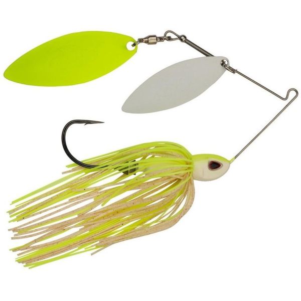 Berkley Power Blade Compact W/W Spinnerbait - 3/4oz - White Chart WC