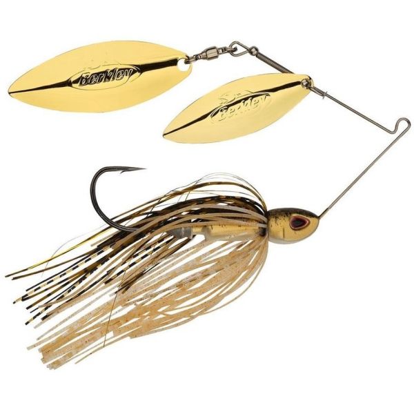 Berkley Power Blade Compact C/C Spinnerbait - 3/8oz - Golden Shiner