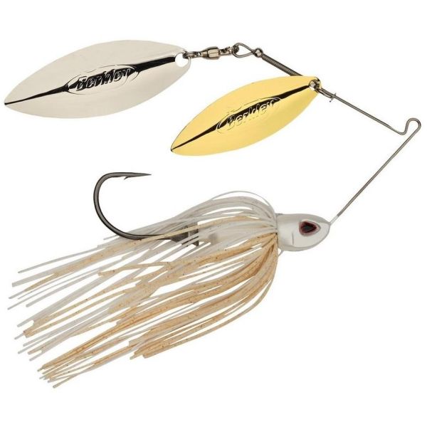 Berkley Power Blade Compact W/W Spinnerbait - 3/8oz - White GS