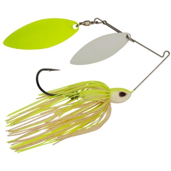 Berkley Power Blade Compact W/W Spinnerbait - 3/8oz - White Chart WC