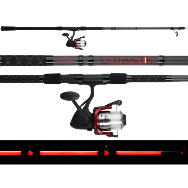 Berkley BSGLOWSF1002MHCBO Glowstik Surf Spinning Combo