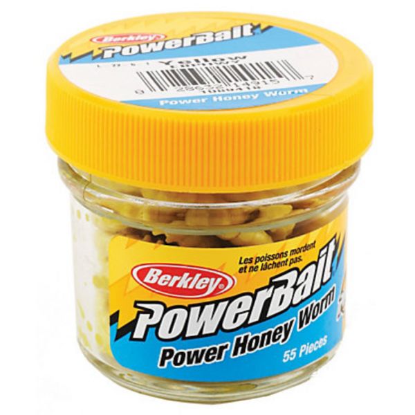 Berkley Powerbait Honey Worm - Yellow