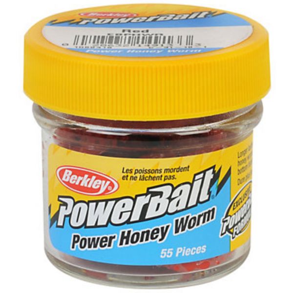 Berkley Powerbait Honey Worm - Red