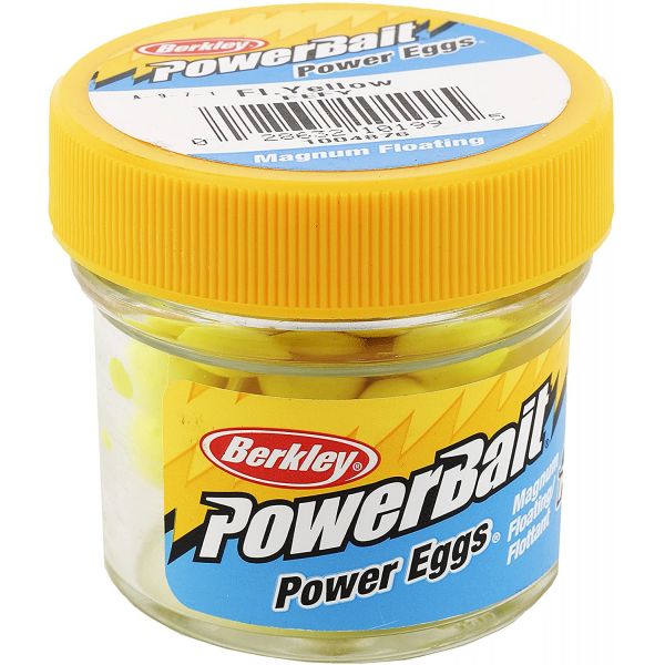 Berkley FEFY PowerBait Power Eggs Floating Magnum - Fluorescent Yellow