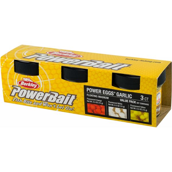 Berkley Powerbait Floating Magnum Power Eggs Assortment Pack