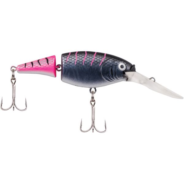 Berkley Jointed Flicker Shad - 2in - Firetail MF Black Cougar