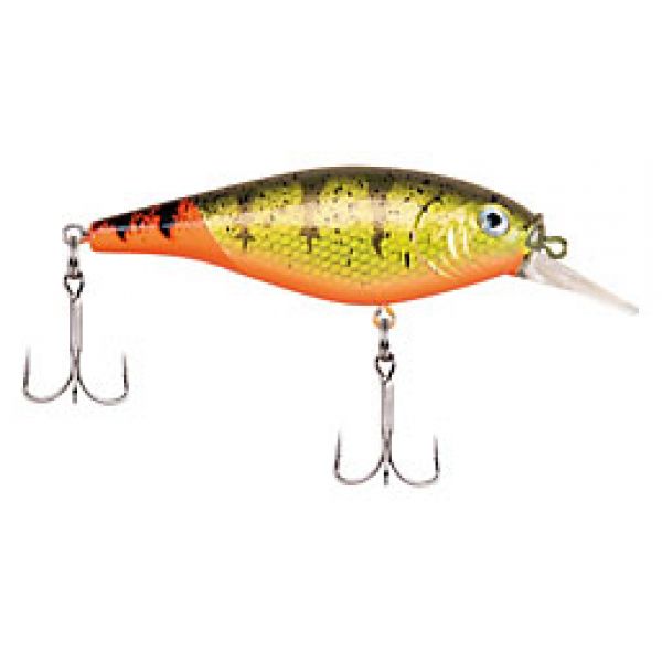 Berkley Flicker Shad Shallow - 2in - Firetail Hot Perch