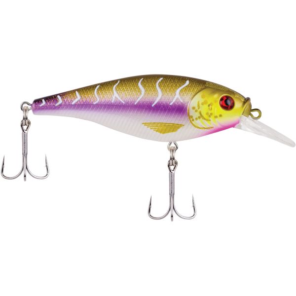 Berkley Flicker Shad Shallow - 2in - Purple Tiger