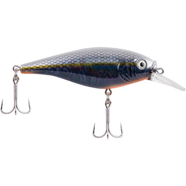 Berkley Flicker Shad Shallow - 2in - Slick Black Pearl