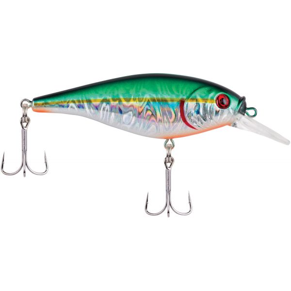 Berkley Flicker Shad Shallow - 2in - Slick Green Alewife