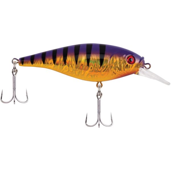 Berkley Flicker Shad Shallow - 2in - Slick Purple Bengal