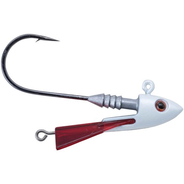 Berkley Fusion19 Snap Jig - 1/2oz - 3/0 Hook - Pearl Red Flash