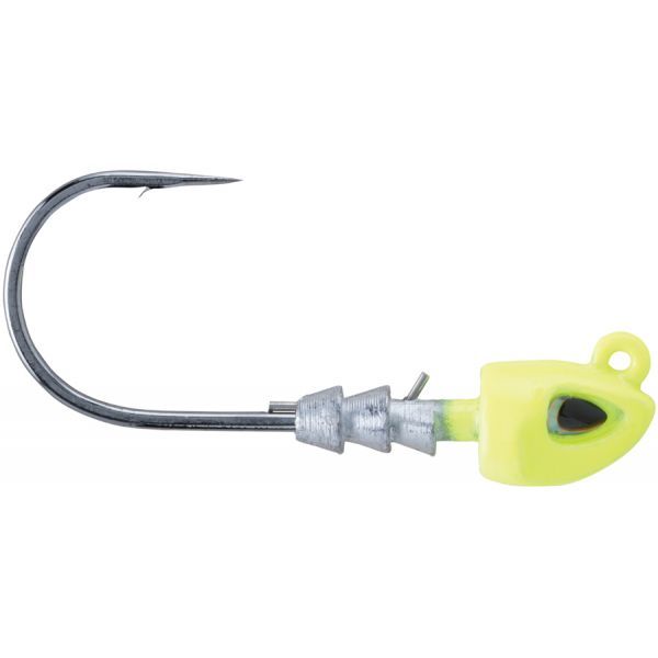 Berkley Fusion19 Swimbait Jig Head - 1oz - 4/0 Hook - Chartreuse