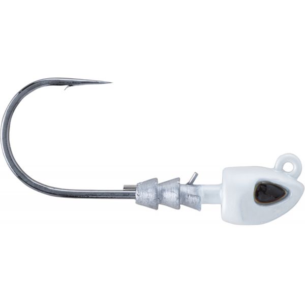 Berkley Fusion19 Swimbait Jig Head - 1/8oz - 2/0 Hook - Pearl White