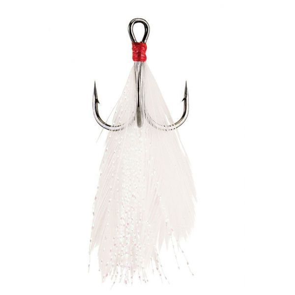 Berkley Fusion19 Feathered Treble Hooks - White