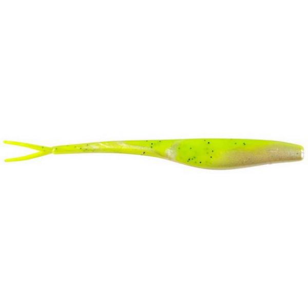 Berkley Gulp! Alive Jerk Shad - 5in - Chartreuse Pepper Neon