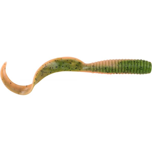 Berkley Gulp! Alive Grub - 6in - Lime Tiger Glow