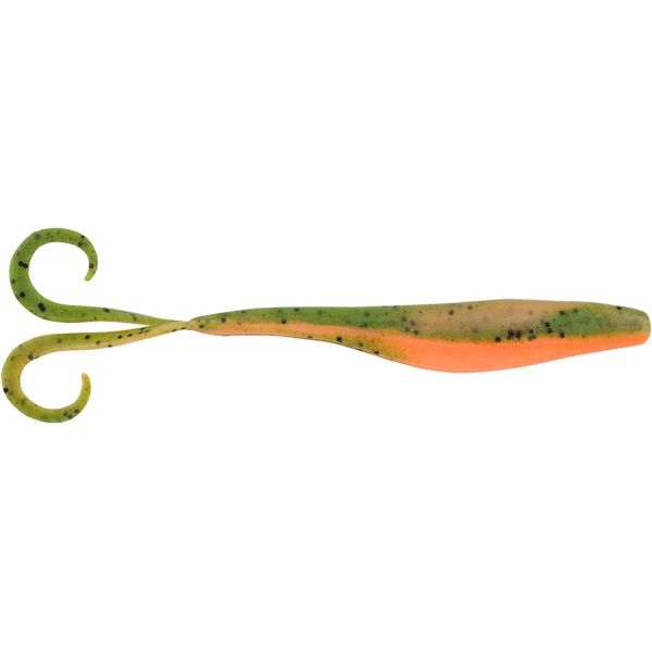 Berkley Gulp! Saltwater Crazy Legs Jerk Shad - Lime Tiger Glow