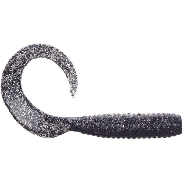 Berkley Gulp! Saltwater Grub - 8 in. - Black Bling