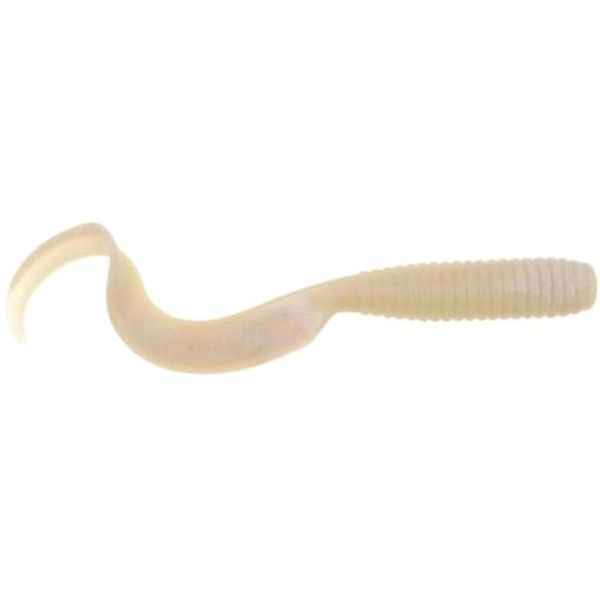 Berkley Gulp! Saltwater Grub - 8 in. - White Glow