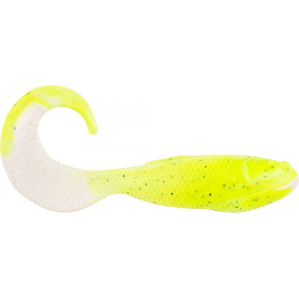 Berkley Gulp! Saltwater Swimming Mullet - 3in - Chartreuse Pepper Neon