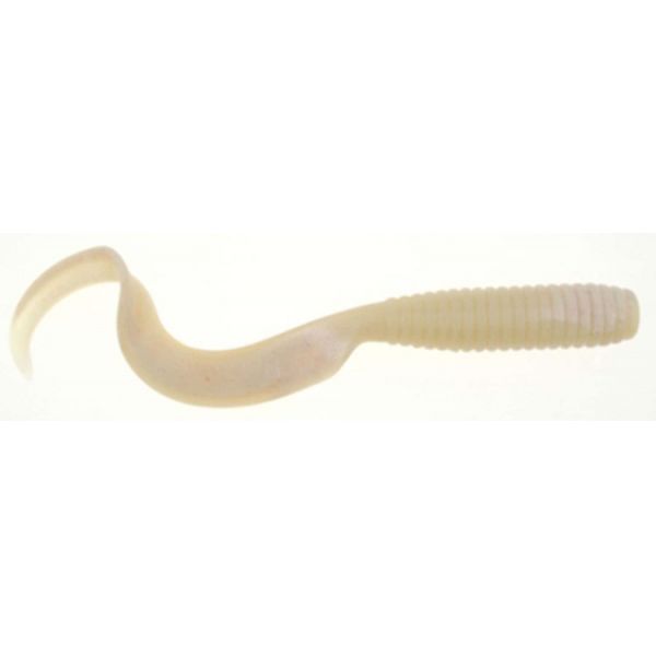 Berkley Gulp! Saltwater Grub - 5 in. - White Glow