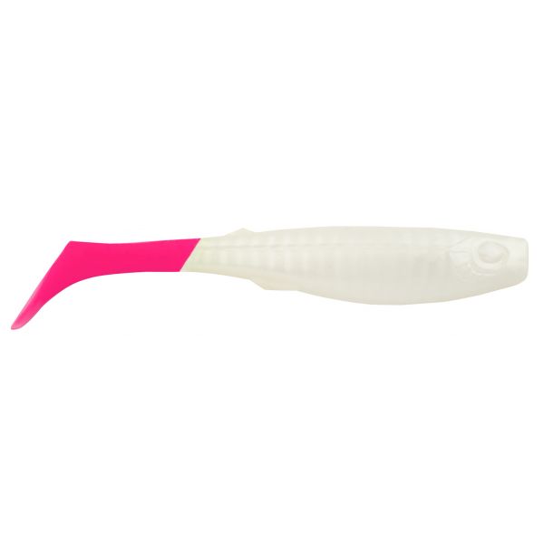 Berkley Gulp! Saltwater Paddleshad - 4in - Pearl White/Pink