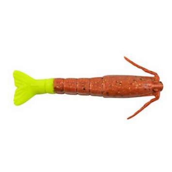 Berkley Gulp! Saltwater Shrimp - 3in - New Penny/Chartreuse