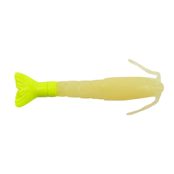 Berkley Gulp! Saltwater Shrimp - 3in - Glow/Chartreuse