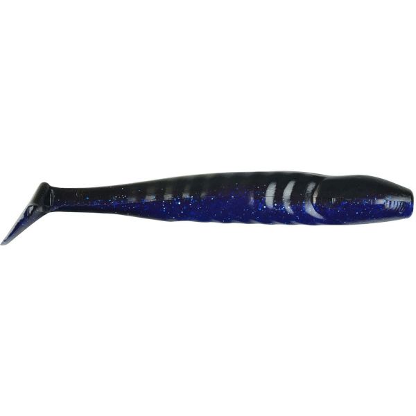 Berkley HVMGP5 Grass Pig Softbait Lure BBSF Black-Blue Silver Fleck