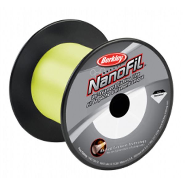 Berkley Nanofil Filler Spools 1500yd High-Vis Chartreuse