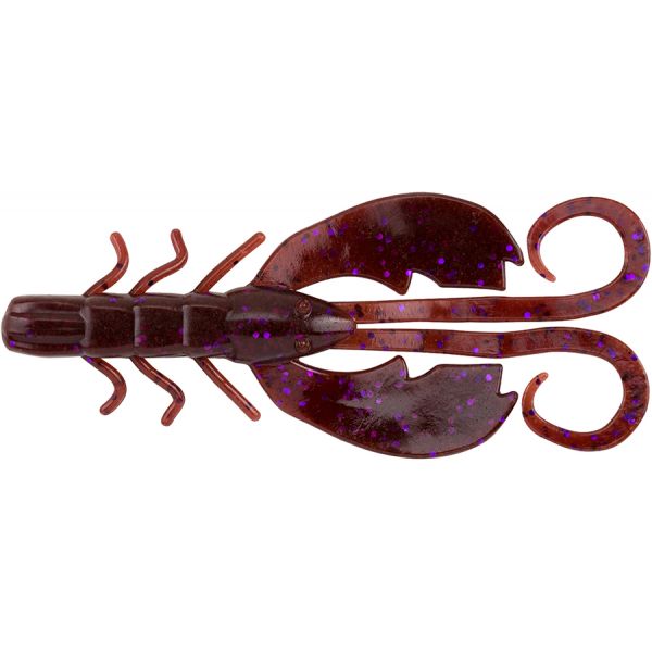 Berkley Powerbait Crazy Legs Chigger Craw - 3in - Cinnamon Purple