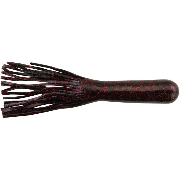 Berkley Powerbait Power Tube Soft Bait - 3.5in Black Red Fleck