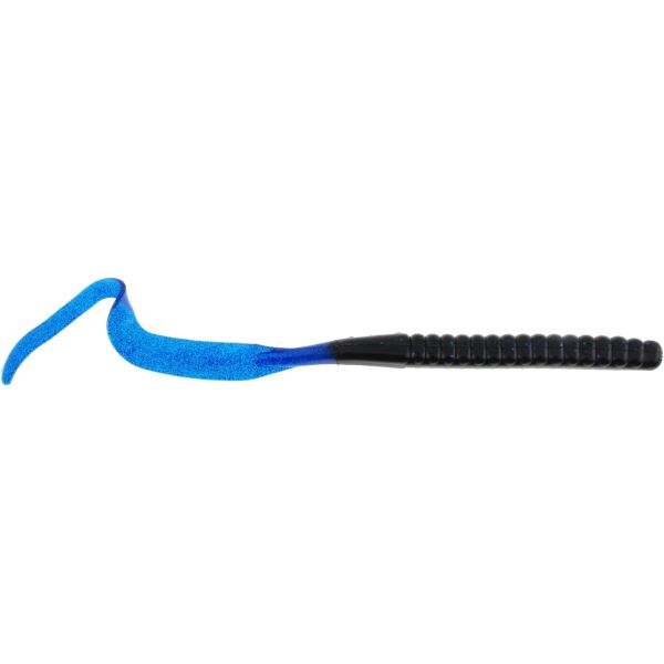 Berkley PBBPW10 Powerbait Power Worm Soft Bait - 10in Black/Blue