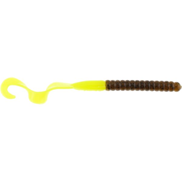 Berkley Powerbait Power Worm Soft Bait - 10in Green Pumpkin/Chart