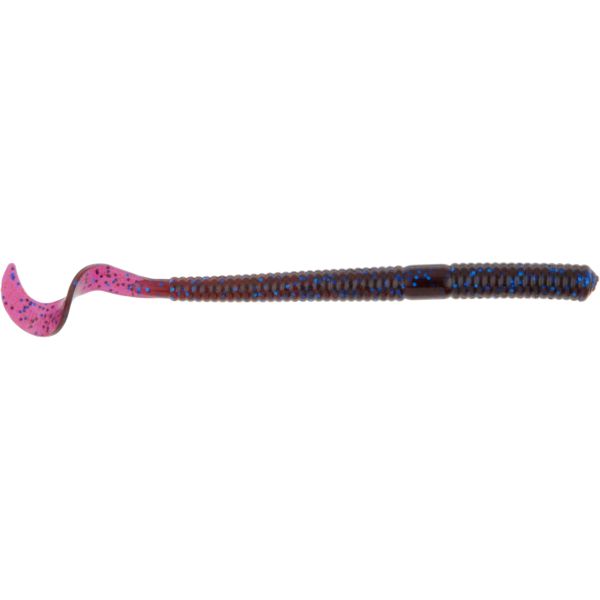 Berkley PBBPW4 Powerbait Power Worm Soft Bait - 4in Blue Fleck