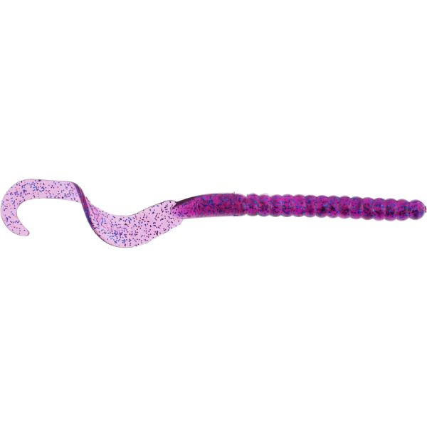 Berkley PBBPW7 Powerbait Power Worm Soft Bait - 7in Electric Grape