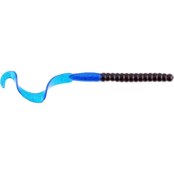 Berkley PBBPW7 Powerbait Power Worm Soft Bait - 7in Black/Blue