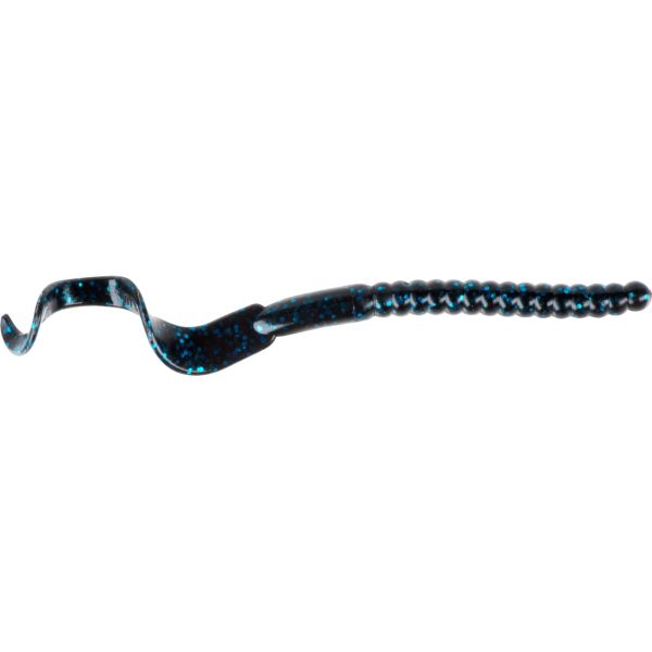 Berkley PBBPW7 Powerbait Power Worm Soft Bait - 7in Black Blue Fleck