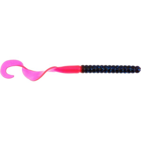 Berkley Powerbait Power Worm Soft Bait - 7in Blue Fleck Firetail