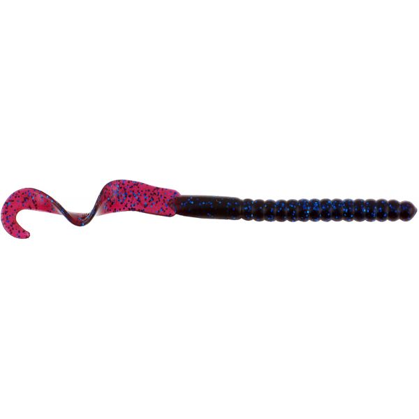 Berkley Powerbait Power Worm - 8-1/2in - Blue Fleck