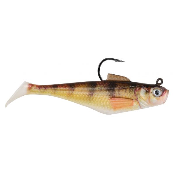 Berkley Powerbait Pre-Rigged Swim Shad - 2in - HD Yellow Perch